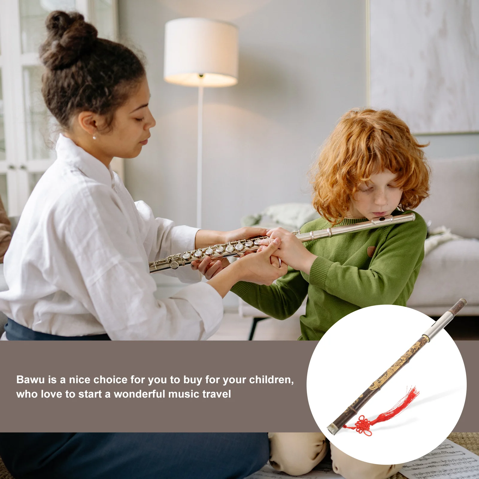 Cross Blow Bau Gourd Флейта Вертикальные музыкальные инструменты Традиционные китайские