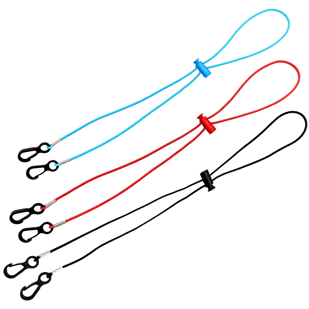 

3 Pcs Elastic Face Mask Lanyard Holder Adjustable Eyeglasses Cord with Clip