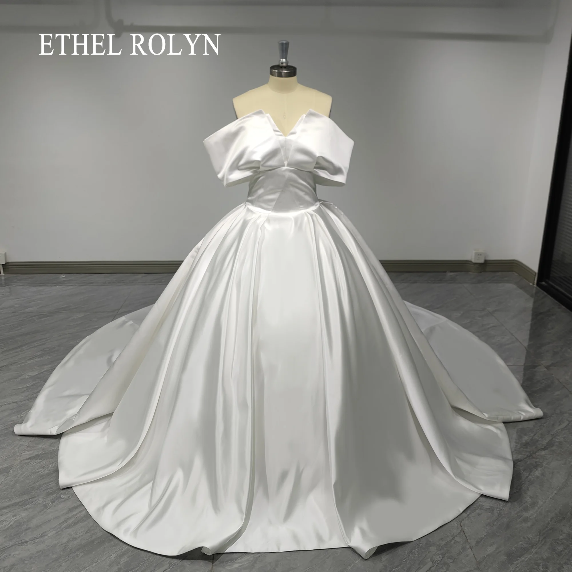 

Бальное платье ETHEL ROLYN, свадебное платье 2023, элегантное женское свадебное платье принцессы со шлейфом, свадебные платья