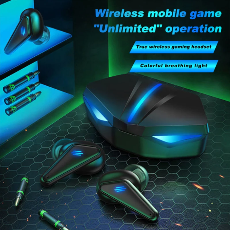 

Bluetooth-наушники K55 игровые, водонепроницаемые, с микрофоном