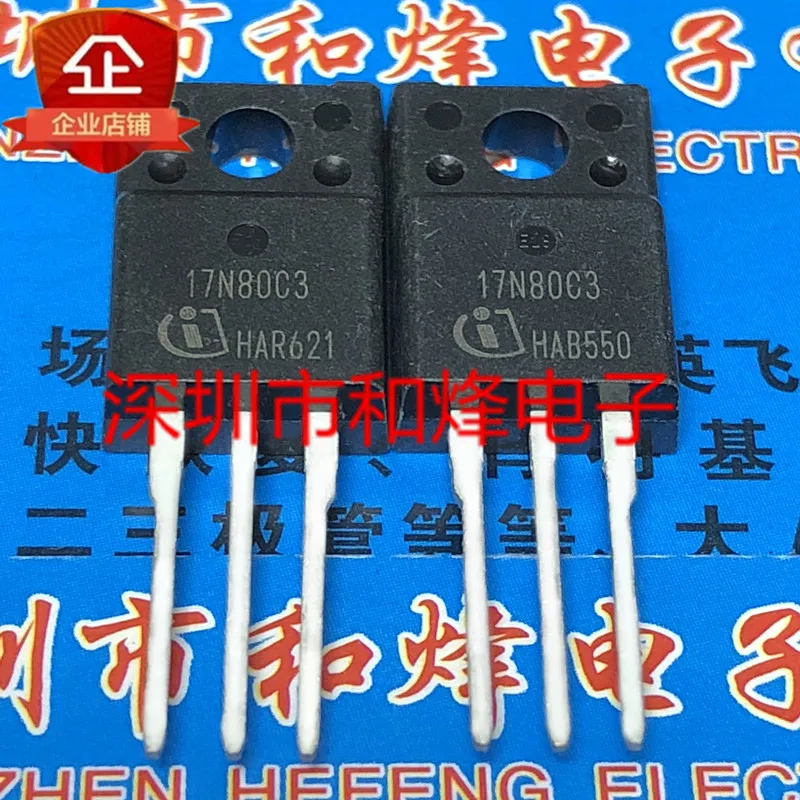 

5PCS-10PCS SPA17N80C3 17N80C3 TO-220F 800V 17A On Stock New And Origjnal