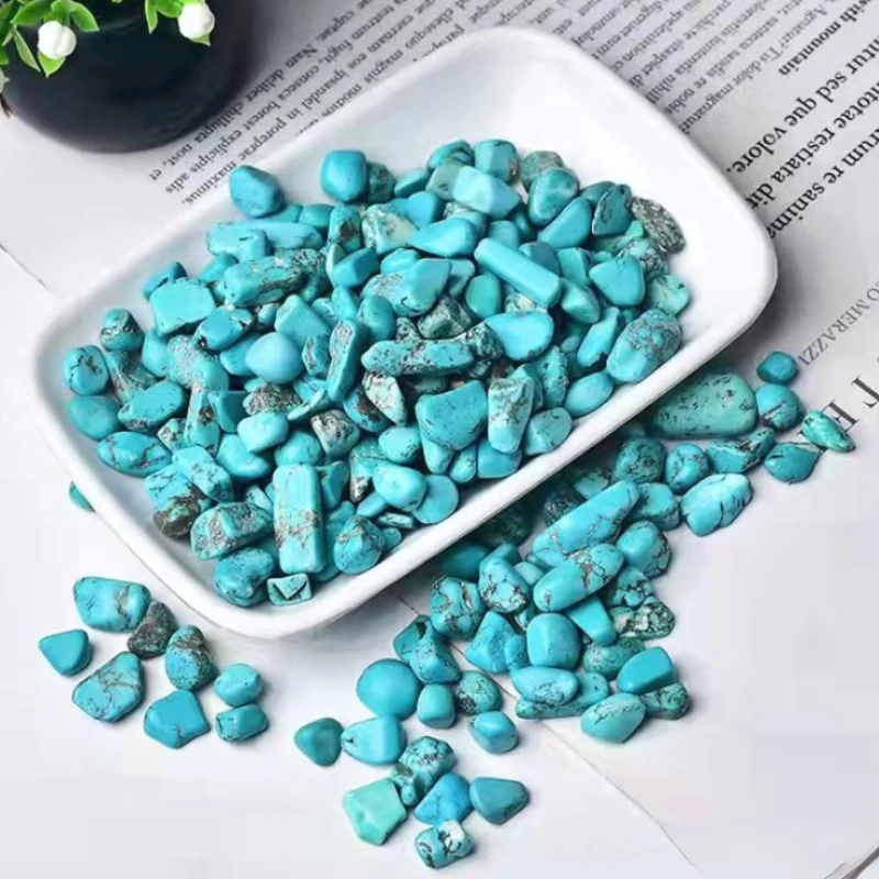 

30g/bag Natural Stone Turquoise Gravel Aromatherapy Stone Degaussing Stone Fish Tank Pool Landscape Decorative Gravel Ornament