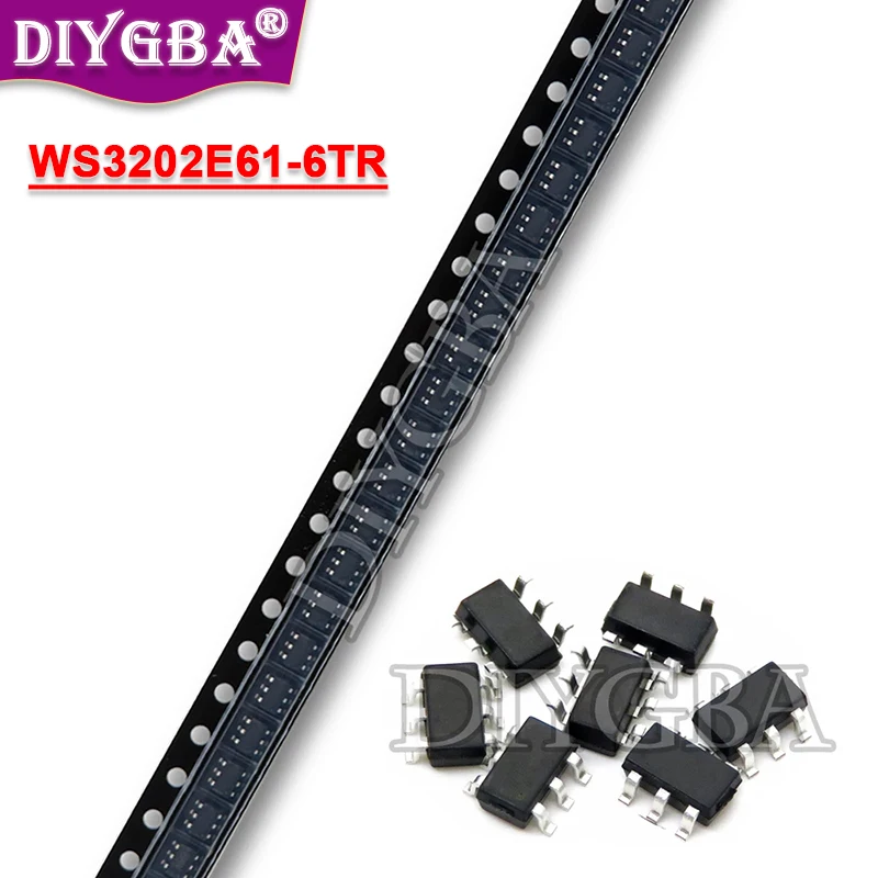 

10PCS WS3202E61-6 WS3202E SOT23-6 WS3202E61-6TR SOT Chipset