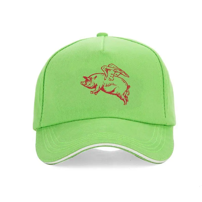 

Sun hat cap Hot Summer Fashion FLYING PIG Baseball Cap - & Fitted men's, When Pigs Fly, Winged Bacon, Flies