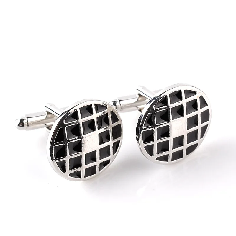 

2cm Round Zinc Alloy French Shirt Black Cufflinks Wedding Guest Gift In Lot Pilot Accessories Jewelry With Free Shipping