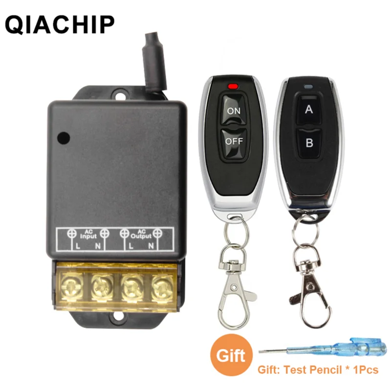

433Mhz Wireless RF Remote Control Switch 220v 110v 30A Relay For Factory Farm Motor Starter Water Pump Exhaust Fan Lights ON/OFF