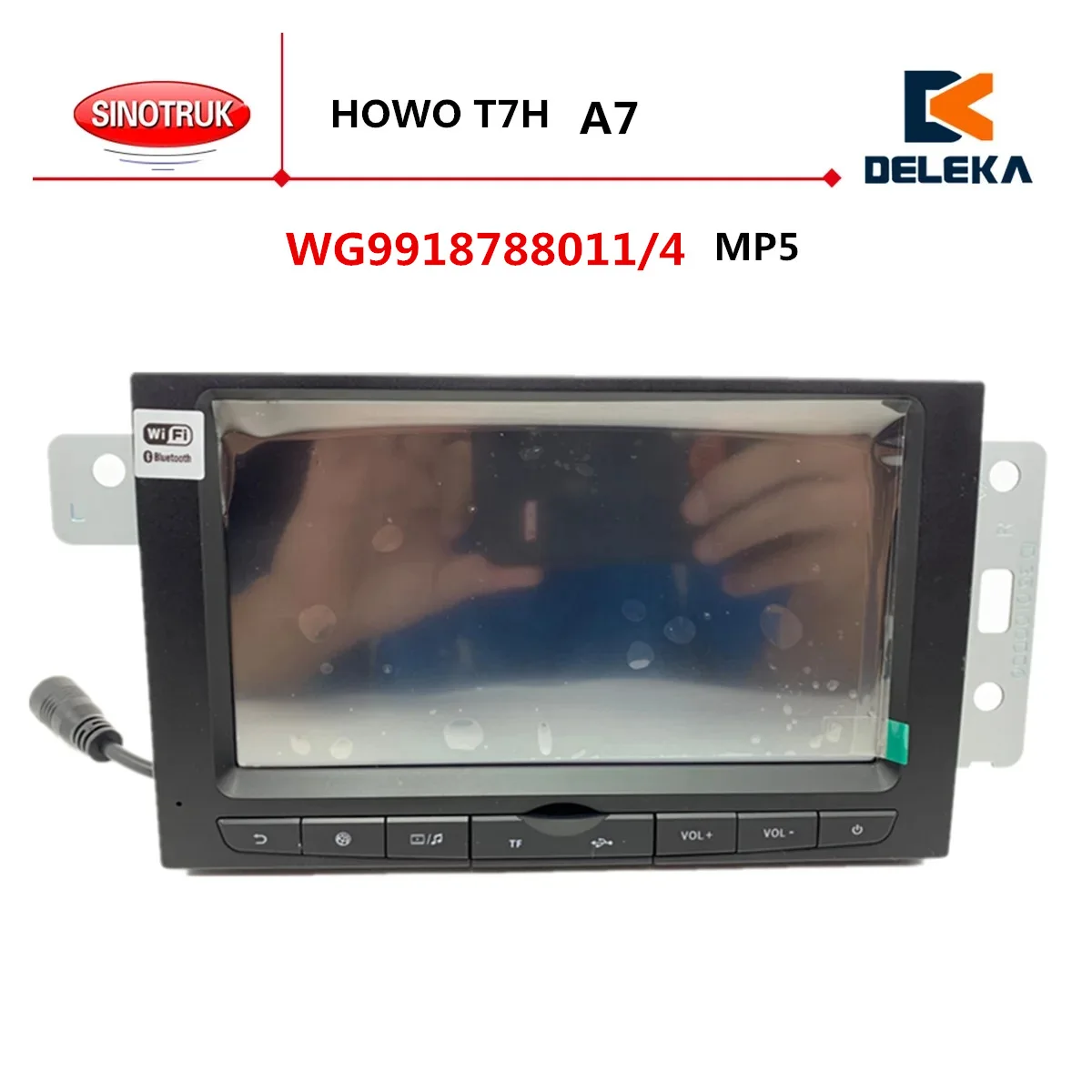

MP5 WG9918788011/4 сенсорный экран мультимедийный дисплей радио для CNHTC SINOTRUK HOWO A7 T7H кабина приборная панель оригинальные детали