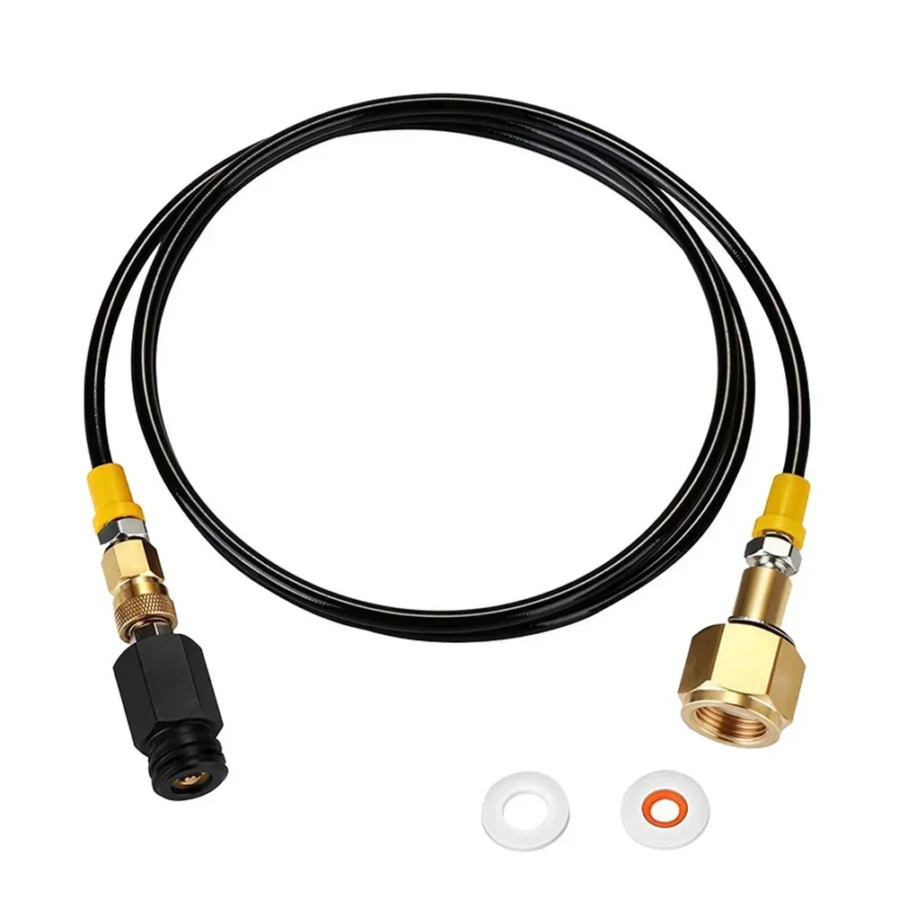 Фото Надувная трубка для газированной воды W21.8-14 RPM TR21-4, резьба 60 дюймов (1.5 м), внешний диаметр 6 мм, черная, тонкая, с фильтрующей сеткой №2