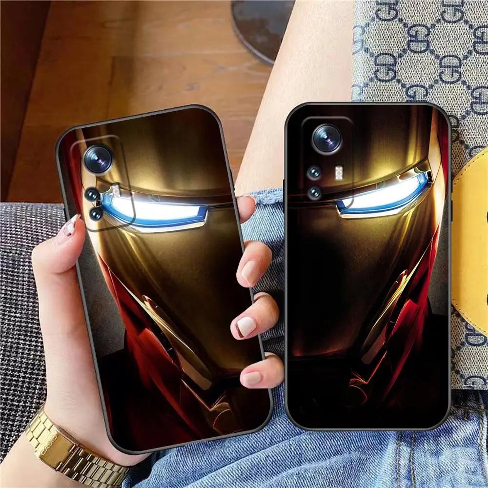 

Marvel The Avengers Heros Iron Man Phone Case For Xiaomi Mi 10 10T Note10 CC9 CC9E 9 9SE 9T 8 A2 Pro Lite 4G 5G Black Cover Capa