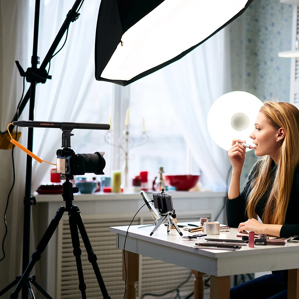 Портативный микрофон-пушка XLR для живой видеосъемки поддержка кинопроизводства