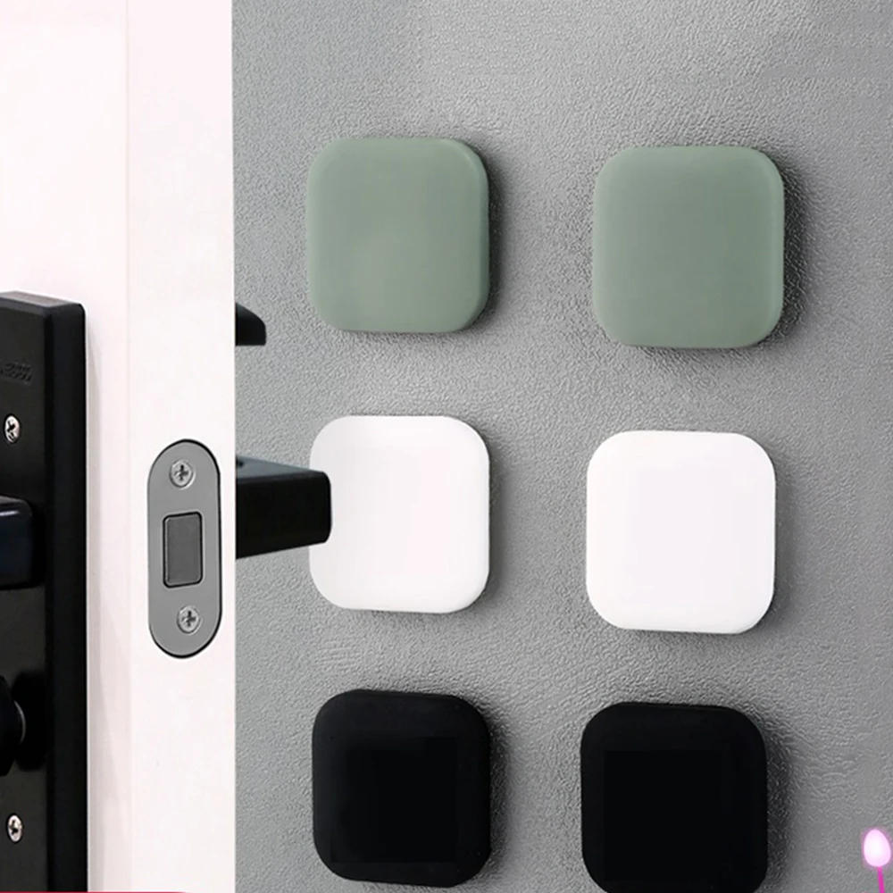 Силиконовая самоклеящаяся дверная пробка, бесшумная Противоударная ...