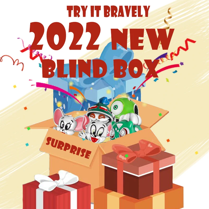 

Lucky Surprise Random 2022 New Blind Box Surprise Silver Color Dragon Rat PoKTOmJerr Charm Bead Fit Original Pandora Bracelet