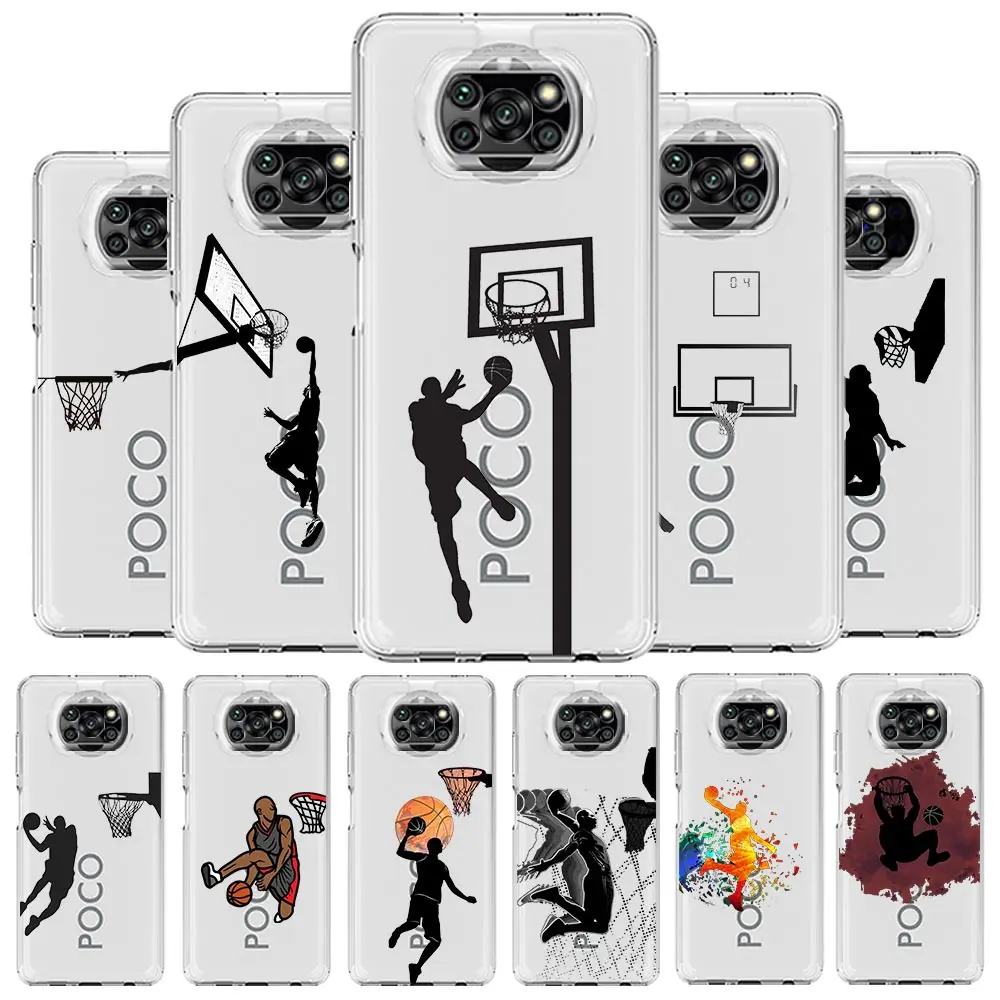 

Cartoon Basketball Slam Dunk Phone Case for Xiaomi Poco X3 NFC X5 Pro X4 F4 GT F3 M3 M4 Mi 12 11 Lite 5G 11X Ultra 11T Pro Cover