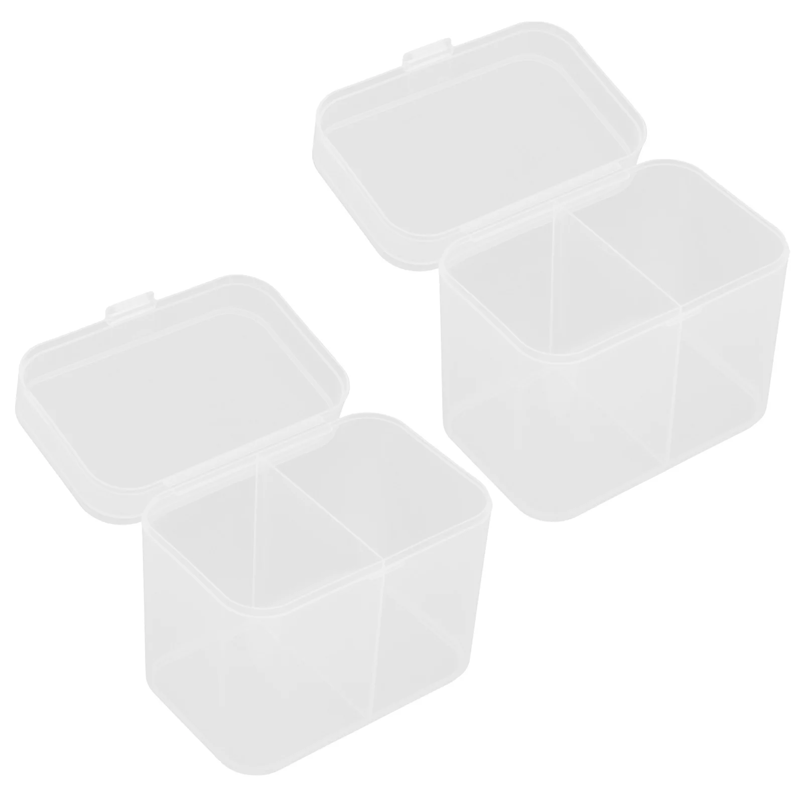 

Makeup Holder Organizer Pad Pads Cotton Acrylic Storage Nail Polish Remover Removers Removal Facial Sponge Container