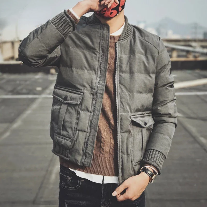 

Men's Jacket Casual Autumn and Winter Plus Thick Loose Plus Size Top Men's Coat Clothes Daily Fashion Men's Clothing Q226