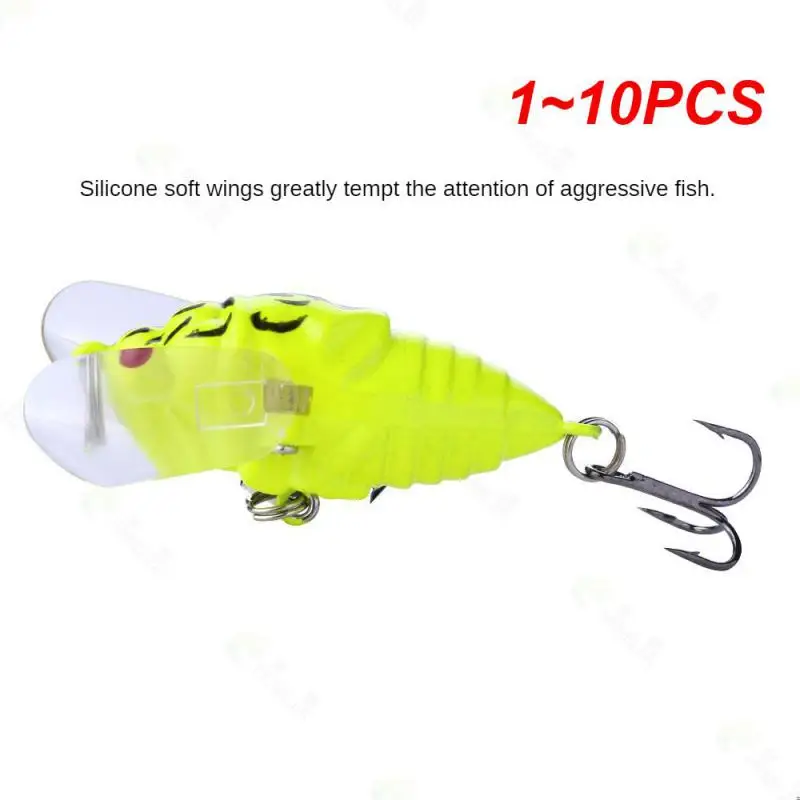 

40mm 6g Crankbait Insect Fishing Lure Hard Artificial Bait Bass Fishing Wobbler Pesca Minnow Fishing Accessories pыбалка