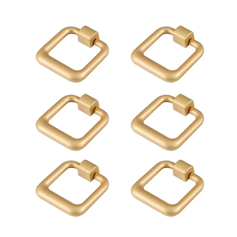 

6 шт., ручки для шкафов и ящиков из цинкового сплава