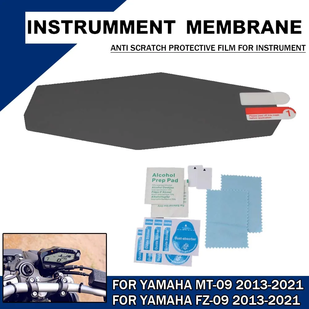 

For Yamaha MT09 MT 09 MT-09 FZ09 FZ 09 FZ-09 2013-2020 Anti-scratch Protective Film Protector Dashboard Scratch Screen Protect