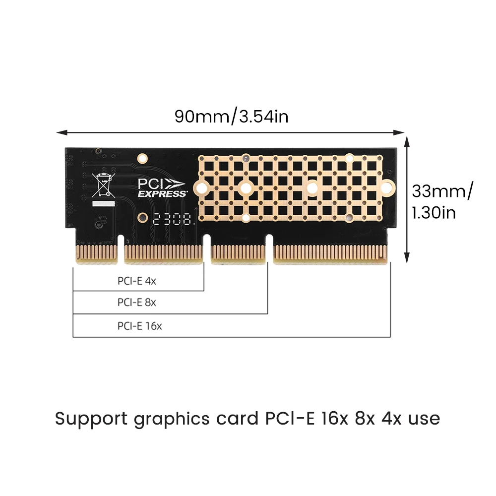 

Aideepen Адаптер M.2 NVMe к PCIe 3.0