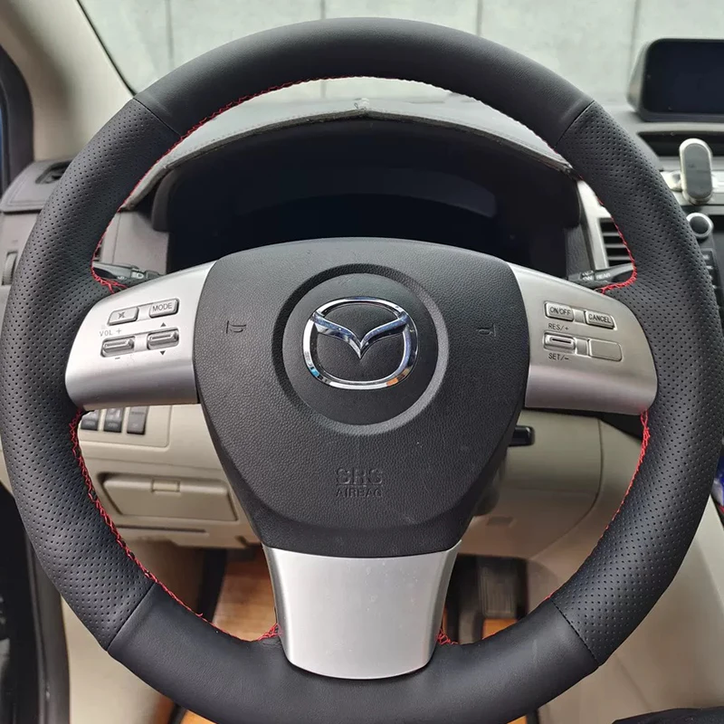 Для Mazda 8 2011-2015 6 (US) 2009-2010 CX-9 2007 аксессуары из натуральной кожи с ручной строчкой
