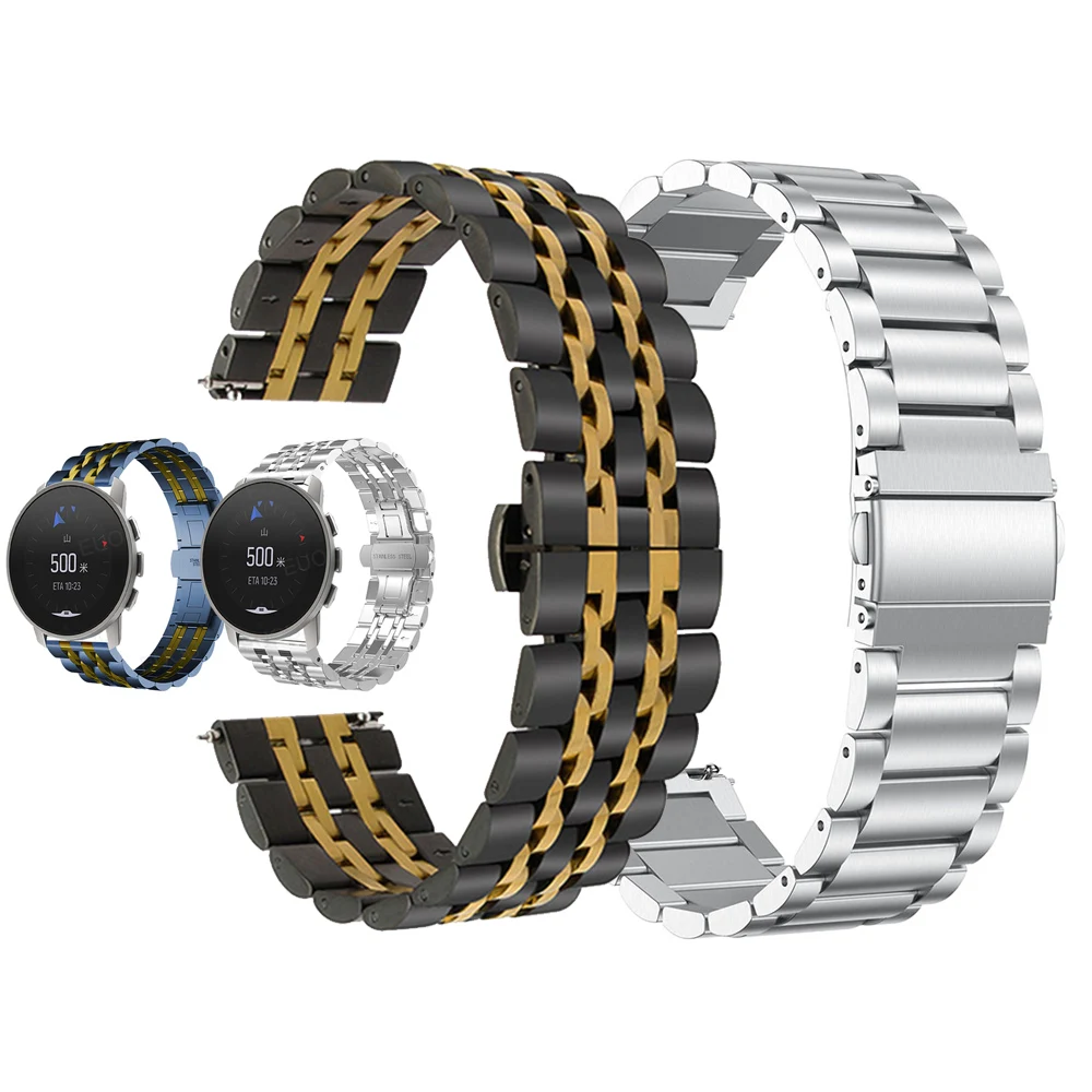 

Ремешок из нержавеющей стали для смарт-часов Huawei Watch 3, классический металлический браслет GT2, 46 мм, аксессуары для наручных часов