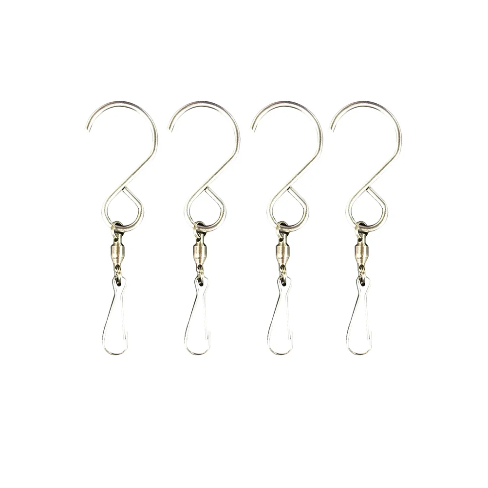 4 шт. поворотные крючки вешалки с колокольчиками самовращающиеся обычные