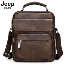 Jeep buluo-bolsos de mano de cuero para hombre...