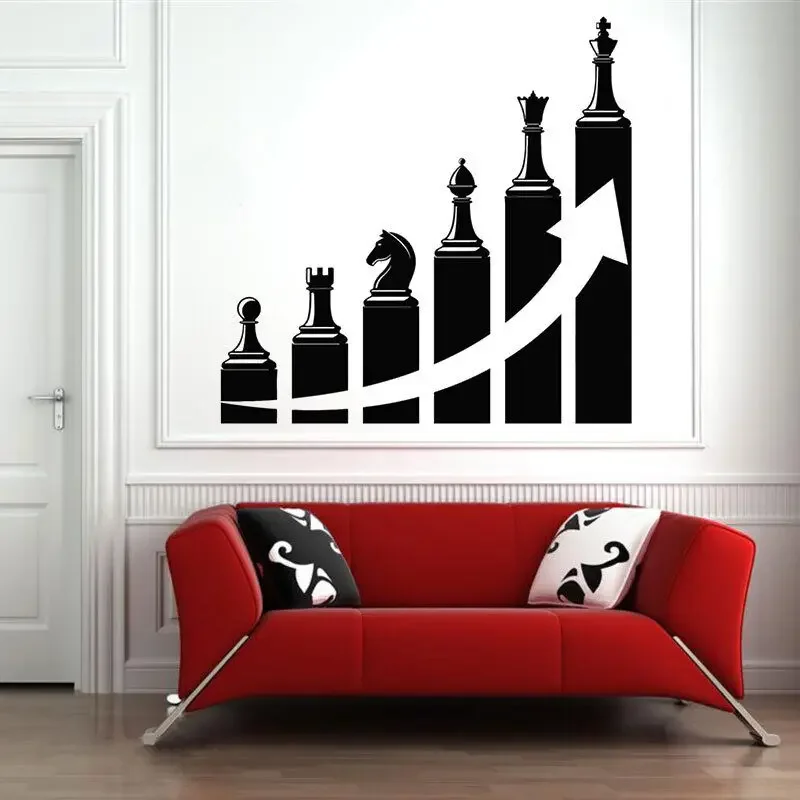 Офисные виниловые наклейки на стены украшение для офиса успеха карьера лестница