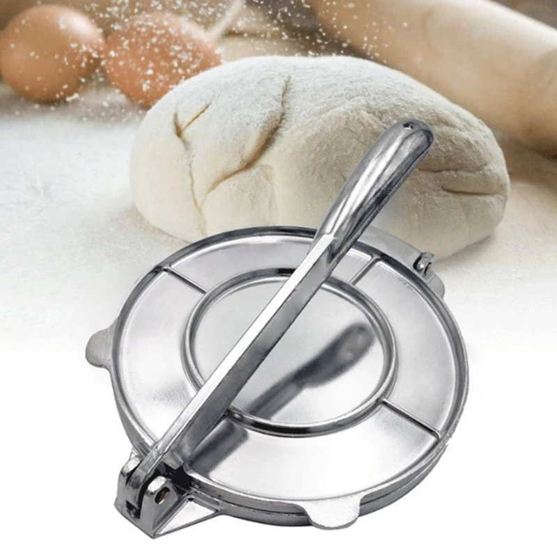 

Кондитерский пресс для теста, сковорода, длинная ручка, складная «сделай сам», тортилья, 8 дюймов, для кухни, приготовления блинов, пирогов