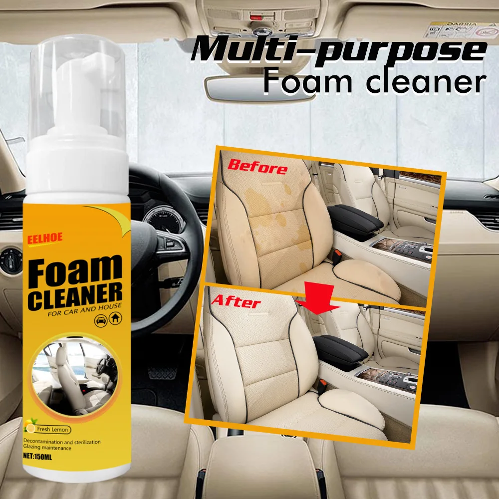 

30/60100/150ml Multifunction Foam Cleaner Anti-aging Cleaning Foam Spray Automoive Car Interior Cleaning Auto Accessories