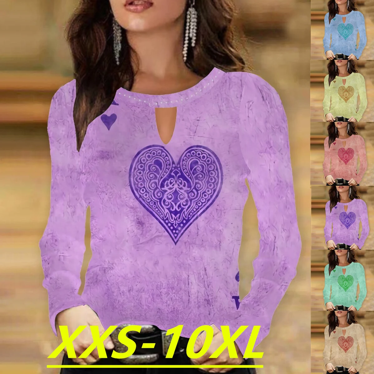 

Осень/Зима 2022, Модный женский Удобный Повседневный Топ большого размера с круглым вырезом и длинным рукавом