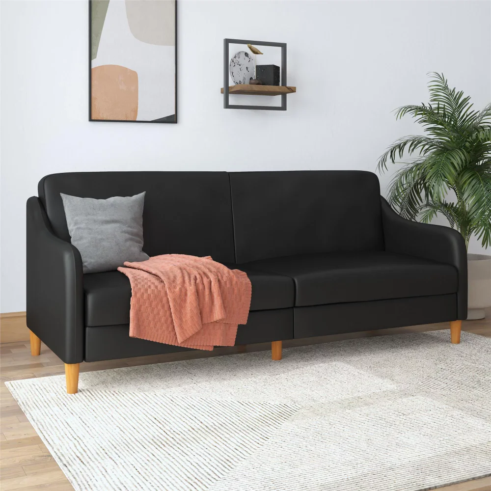 

Jasper Coil Futon, Convertible Sofa & Couch, 32.50 X 77.00 X 33.00 Inches