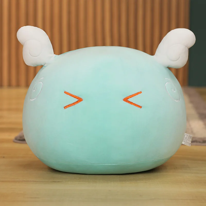 

10cm Kawaii Soft Genshin Impact Slime Plush Toy Anemo Hydro Geo Stuffed Slime Doll Plushies Throw Pendant Cushion Gifts for Kids