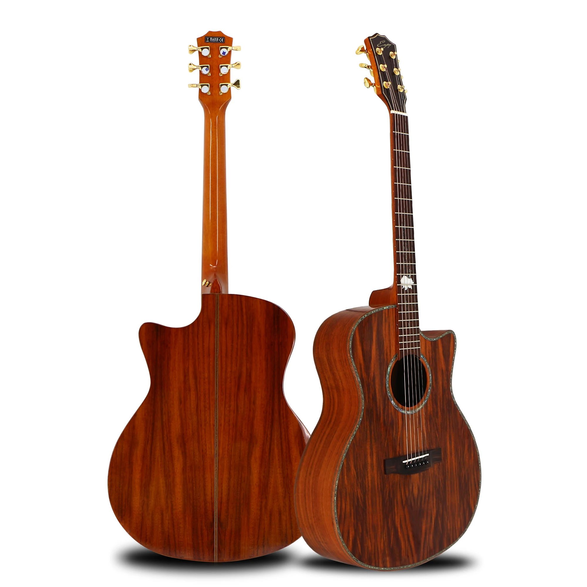 

HEBIKUO K714C 41 Inch High Quality acacia rosewood Suitable for adult children beginners Acoustic Guitar