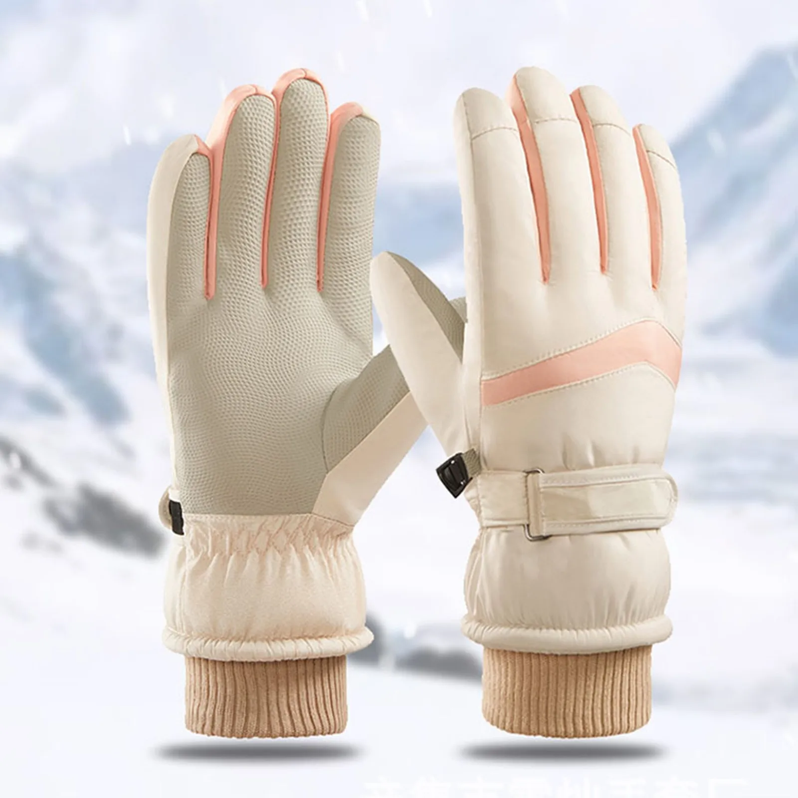 

Зимние кожаные перчатки премиум-класса для работы и горнолыжного спорта кожаные варежки водонепроницаемые мужские женские мотоциклетные зимние аксессуары
