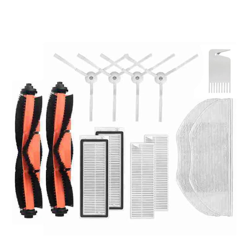 

13Pcs Washable Main Brush Side Brush Filter Mop Cloth Replacement For Xiaomi Mijia G1 Robot Vacuum Cleaner Accessories