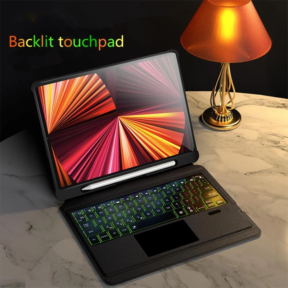 

Backlit touchpad Keyboard Case For iPad Pro 11 Air 3 10.5 4 10.9 7th 8th 9th generation 10.2 case
