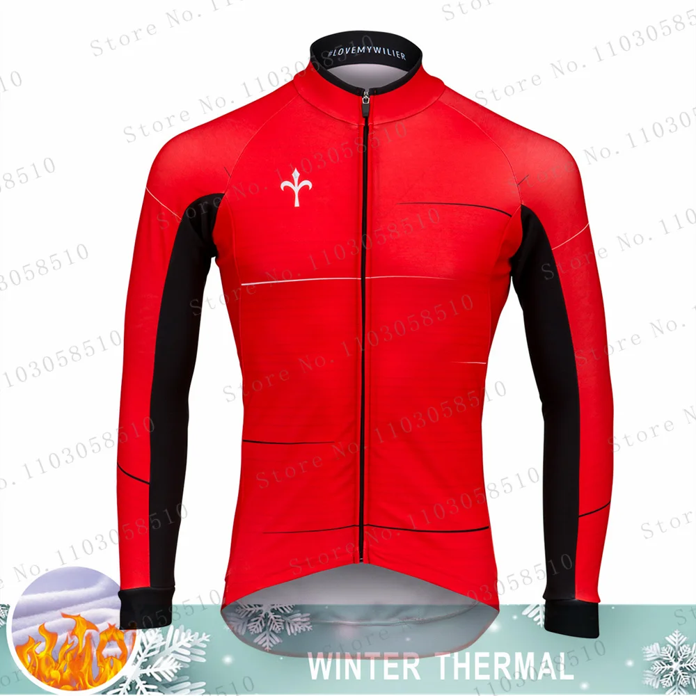 

Wlller Зимняя Теплая Флисовая велосипедная футболка с длинным рукавом для велоспорта мужская одежда профессиональная команда уличная велосипедная одежда Ropa Ciclismo 2024