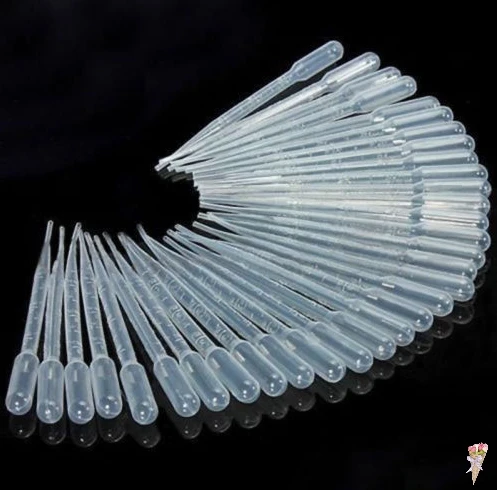

10Pcs 3ML Pipettes Plastic Disposable Graduated Pasteur Pipette Dropper Polyethylene Makeup Tools laboratory tools Math Toys