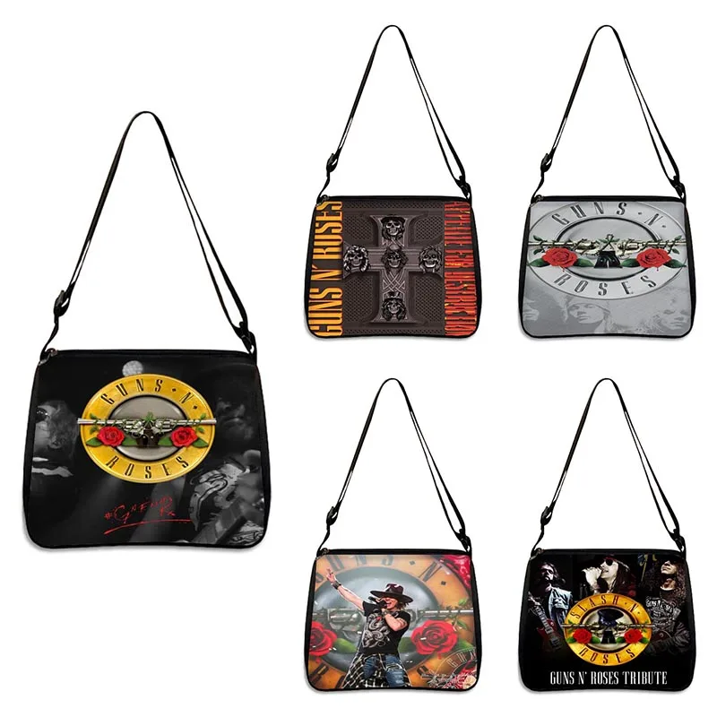 Сумки на плечо Guns N Roses женские сумки через плечо манга Kaneki Ken дамская сумочка сумки-мессенджеры