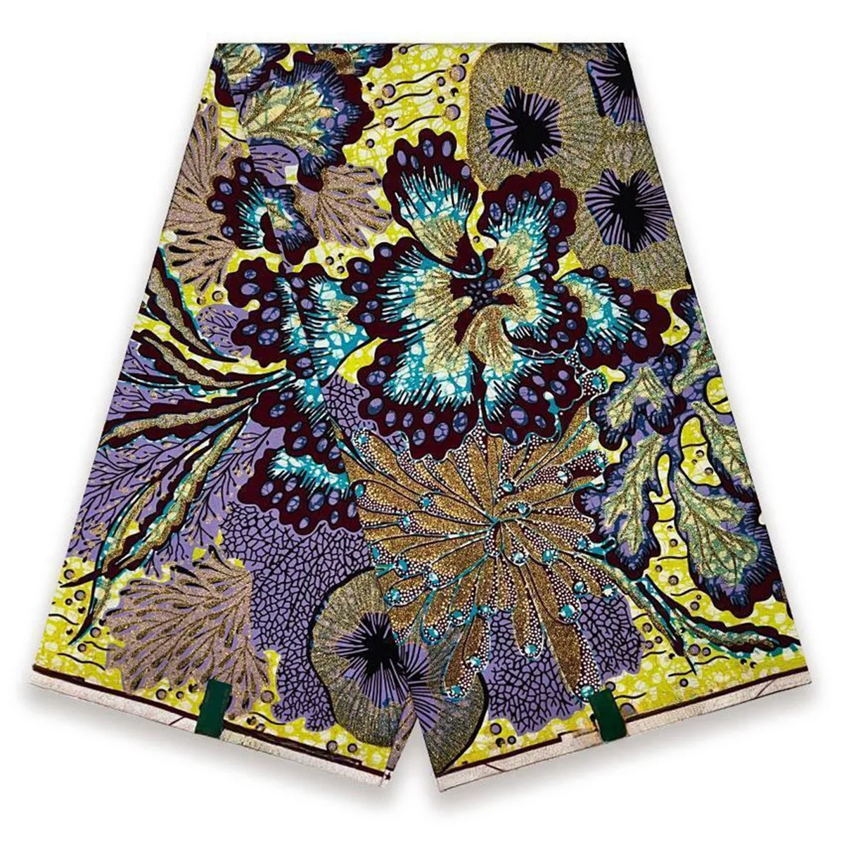 2024 новый стиль африканская ткань Supe-V hollande нигерийский золотой восковой принт