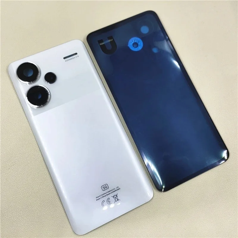 Фото BANERYPAK A+++ Крышка аккумуляторного отсека для Xiaomi Redmi Note 13 Pro Plus + Задняя стеклянная панель корпуса, запасные части №1