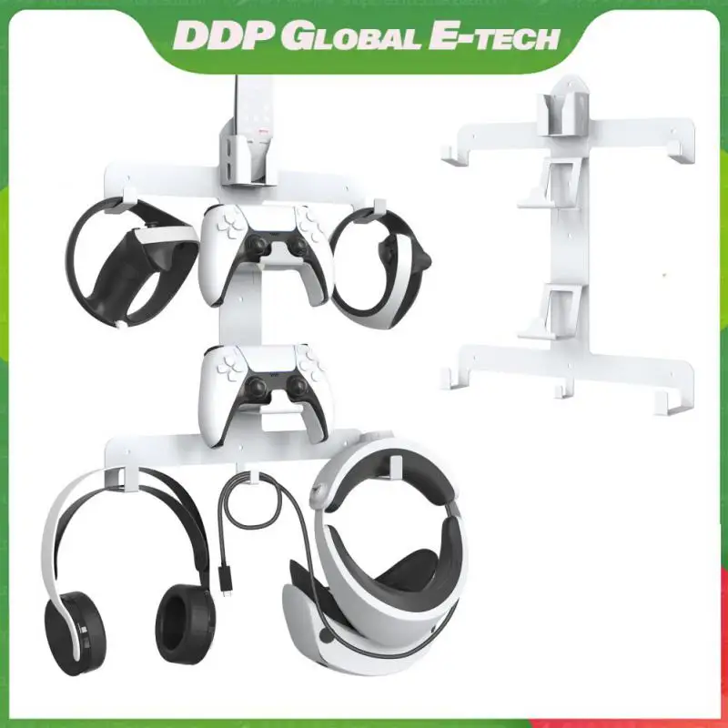

For Ps Vr2 Wall Mount Multi-functional Handle Headset Remote Control Storage Stand Holder Can Be Stored Storage Bracket Bracket