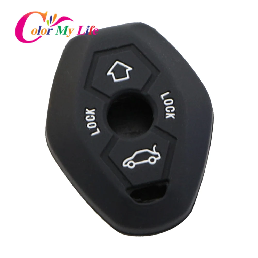 

Accessories Fit 1998-2005 For BMW X3 X5 Z3 Z4 3 5 7 Series E38 E39 E46 E83 Silicone Key Remote Case Cover Fob Sse Protective