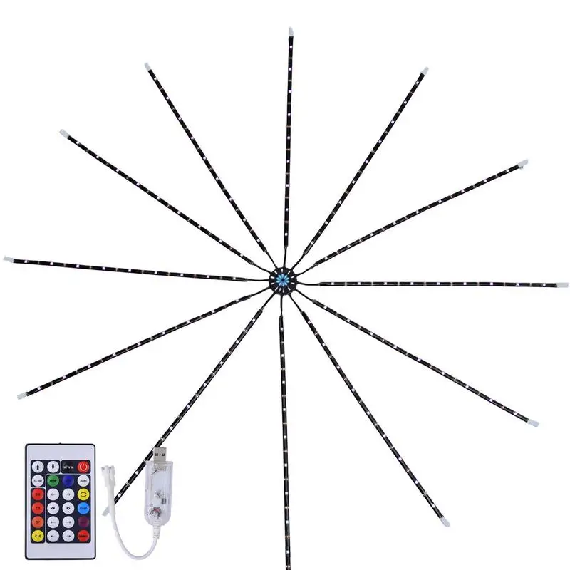 

Light Strips For Room Music Sync Firework RGB Lights Strip RGB Lights With Multiple Modes 5V Ambience Lighting App & Remote