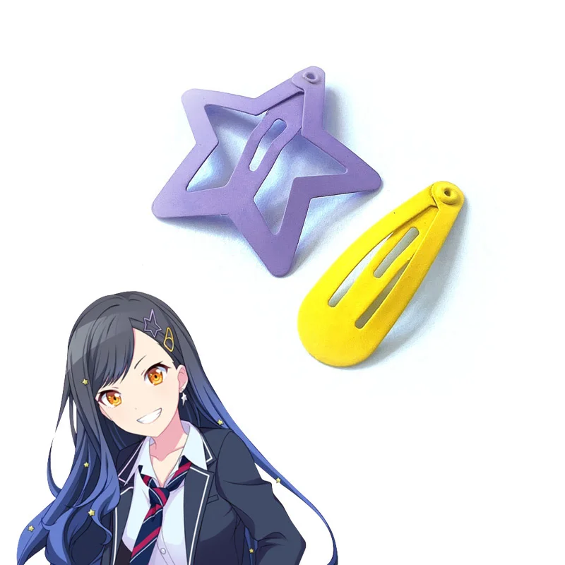 

Project Sekai Colorful Stage Feat Shiraishi An Headwear Hair Clip Cute Star Hairpin Props Cosplay Accessories