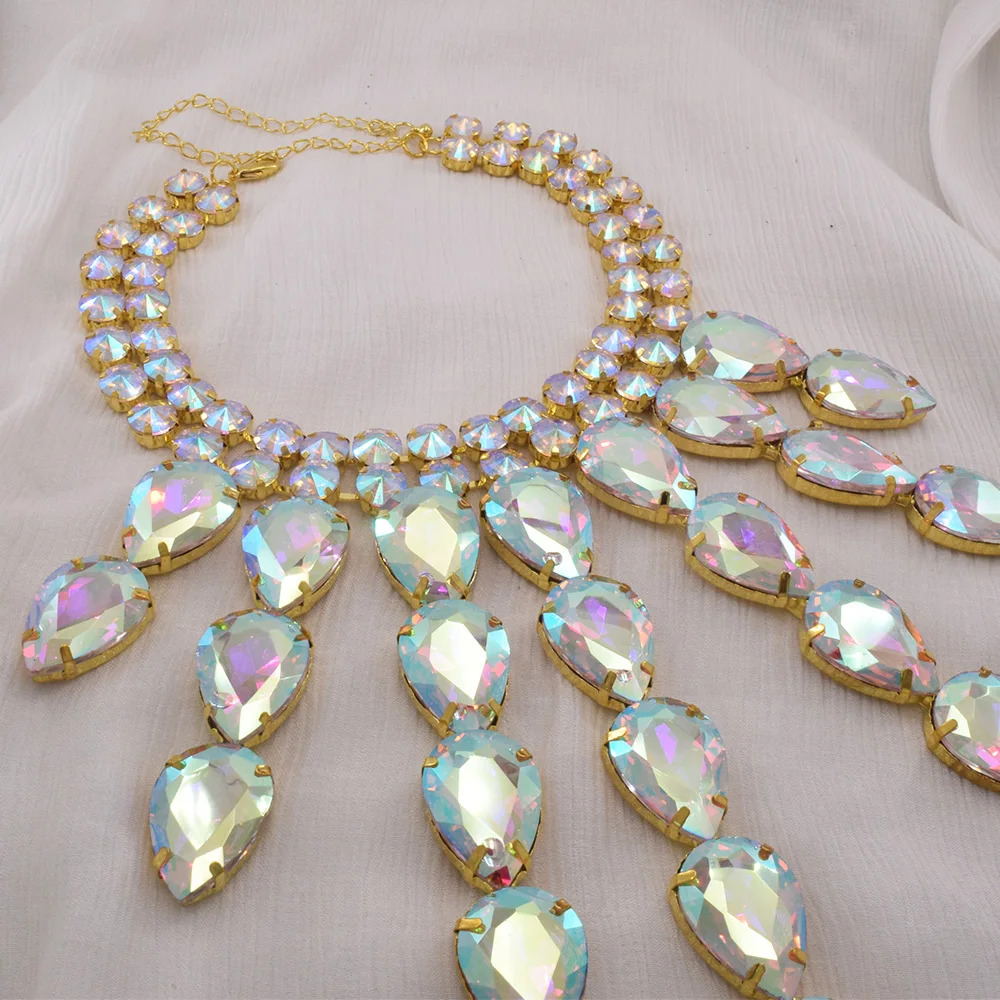 CuiEr Большая Драгоценность в форме капли воды для женщин нейтральный роскошный