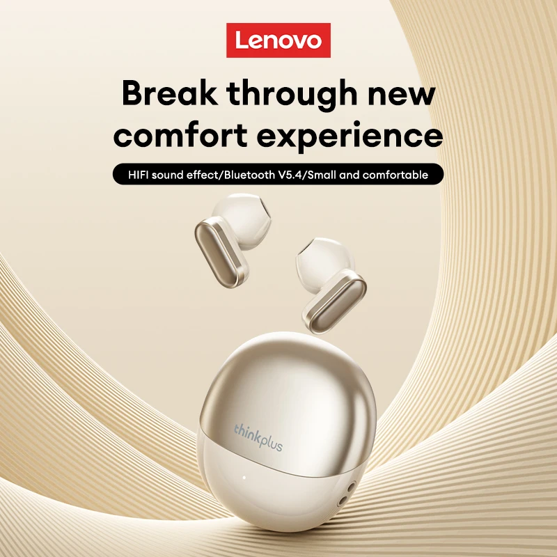Беспроводные Bluetooth 5 4 наушники Lenovo LP19 PRO с длительным сроком службы батареи