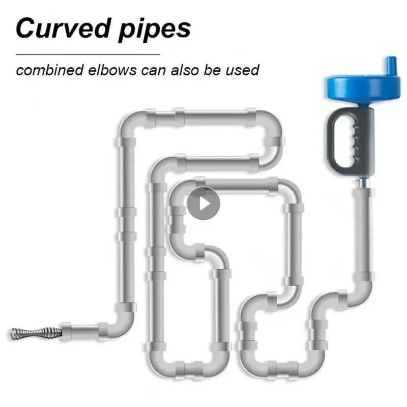 Инструмент для удаления засора гибкая пружина эффективное удаление стальных