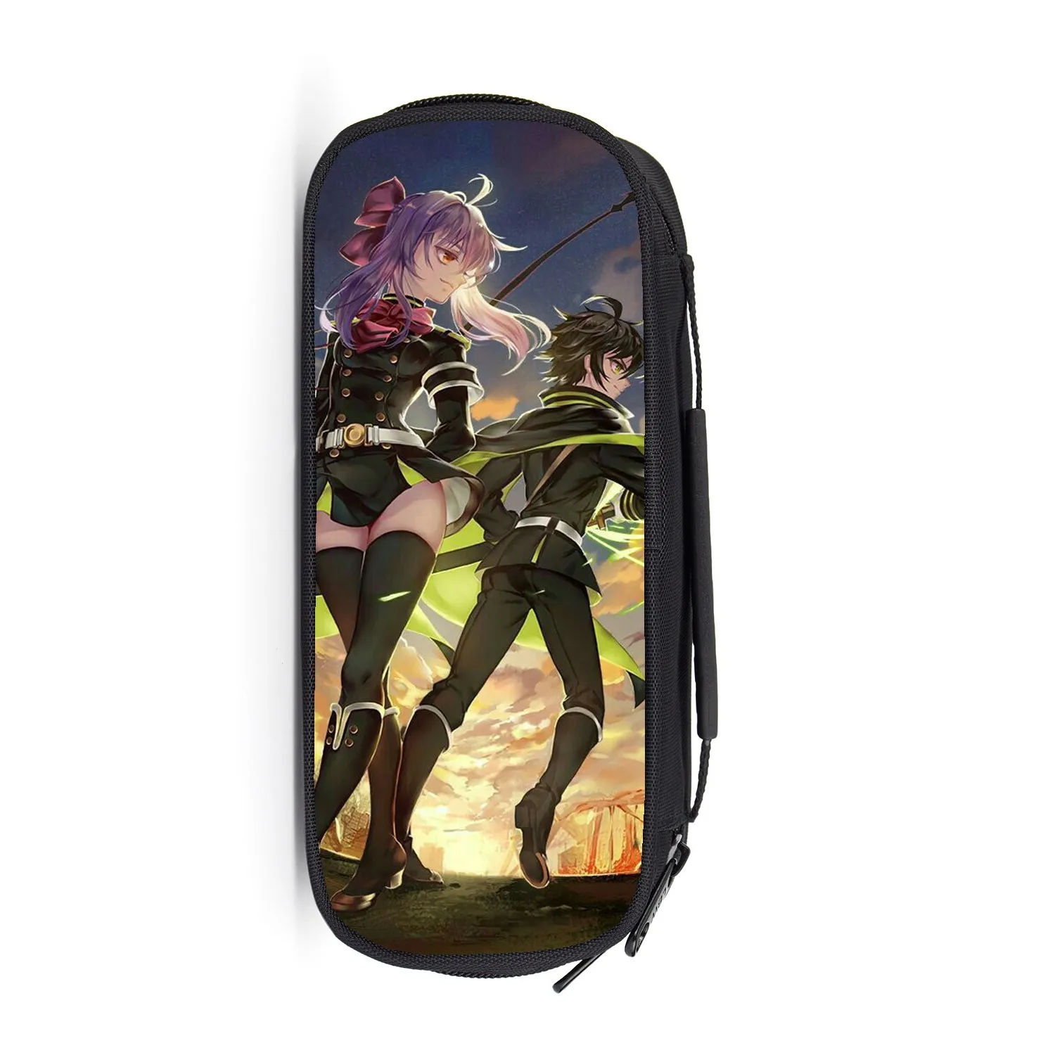 

Anime Seraph Of The End Pencil Bags Student Multifunction Pencil Case Boy Girl Zipper School Supplies Sotrage Bags Pencil Case